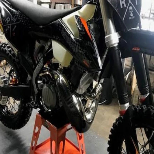 P3 CARBON - PIPE GUARD - MAXCOVERAGE - FMF PIPE - KTM/HQV/GASGAS 250/300 19-22