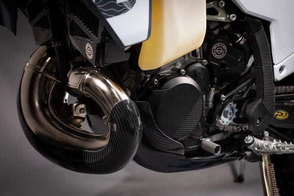 P3 CARBON - SKID PLATE - NO LINKAGE GUARD - KTM 250/300 | HUSQ 250/300 23-24 | GASGAS 250/300 24