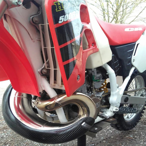 P3 CARBON - PIPE GUARD - PRO CIRCUIT PIPE - HONDA CR500AF 89-14