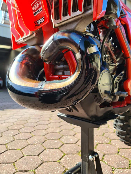 P3 CARBON - PIPE GUARD - MAXCOVERAGE - FMF PIPE - BETA RR/RX/RACE/X-PRO 250/300 ENDURO & RACING 20-26