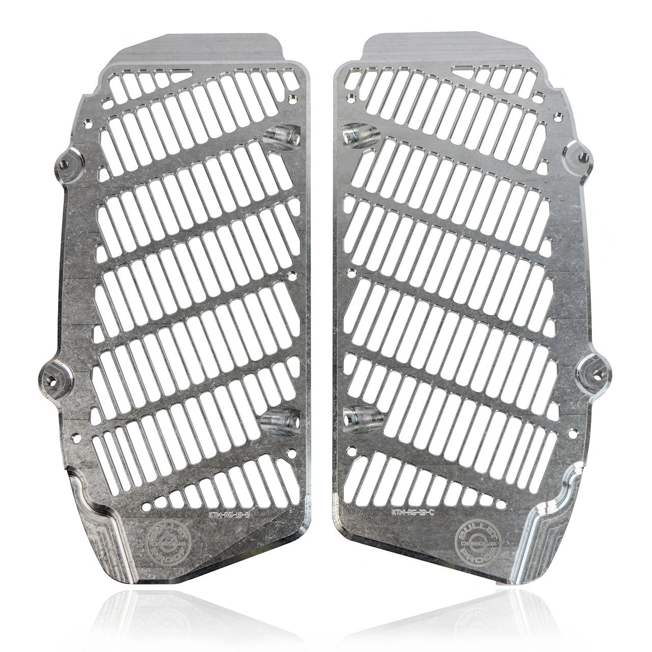 BULLETPROOF DESIGNS - RADIATOR GUARDS - KTM/HUSQ/GAS GAS 17-26 125-501