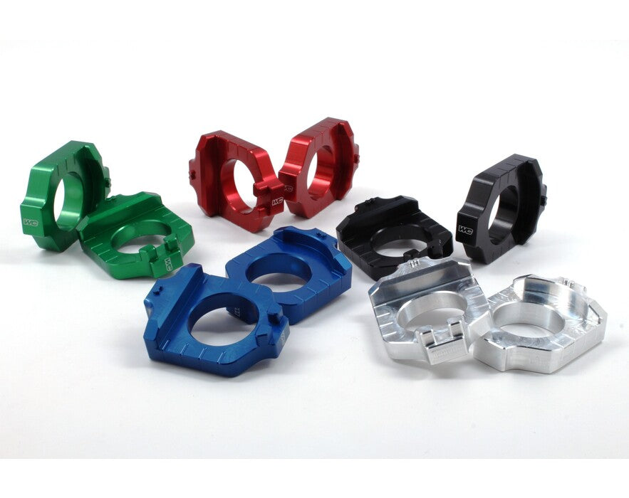 WORKS CONNECTION - AXLE BLOCKS - KAWASAKI 03-25 / SUZUKI 05-25