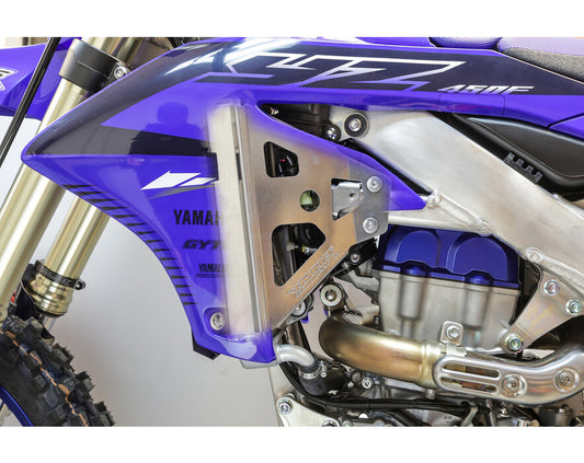 WORKS CONNECTION - RADIATOR BRACES - YAMAHA 23-25 YZ450F/24-25 YZ450FX
