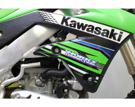 WORKS CONNECTION - RADIATOR BRACES - KAWASAKI KX450F 12-15