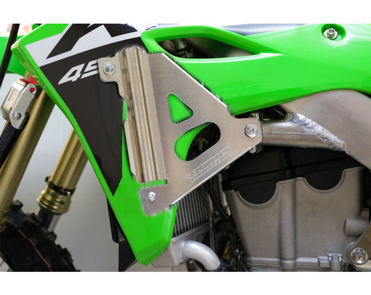 WORKS CONNECTION - RADIATOR BRACES - KAWASAKI 24-25 KX450/KX450X