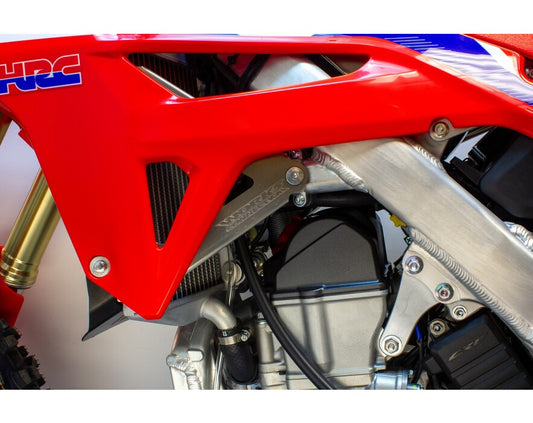 WORKS CONNECTION - RADIATOR BRACES - HONDA 21-24 CRF450R/450RWE/RX