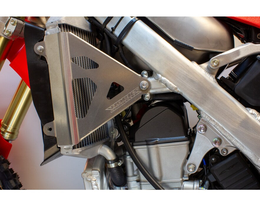 WORKS CONNECTION - RADIATOR BRACES - HONDA 21-24 CRF450R/450RWE/RX