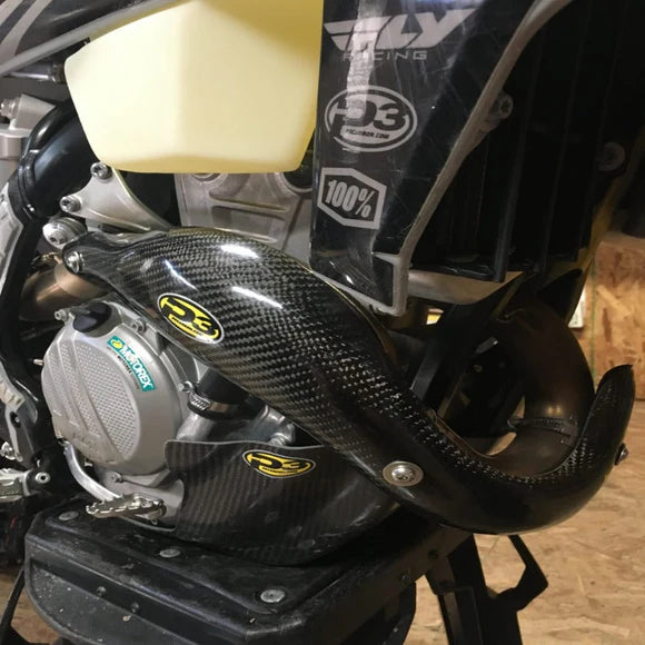 P3 CARBON - HEAT SHIELD - MAXCOVERAGE - STOCK HEADER - KTM & HSQV 350 19-22