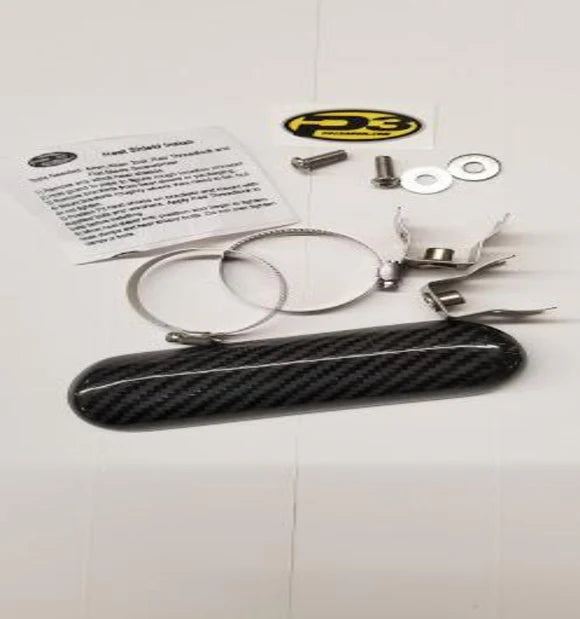P3 CARBON - UNIVERSAL HEAT SHIELD 5"
