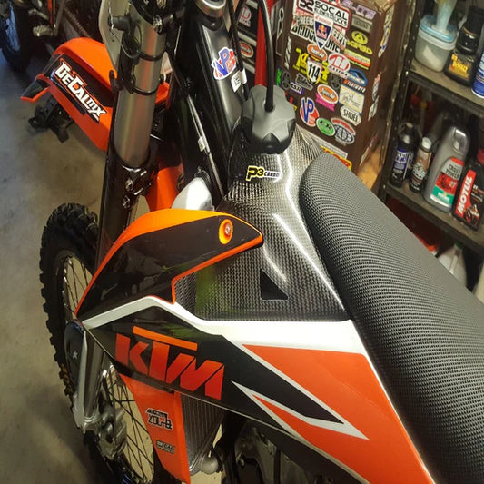 P3 CARBON - UPPER FUEL TANK COVER - 771017 - KTM 19-23