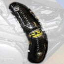 P3 CARBON - HEAT SHIELD - STOCK HEADER - HUSABERG 09-12 FE 390/450/570