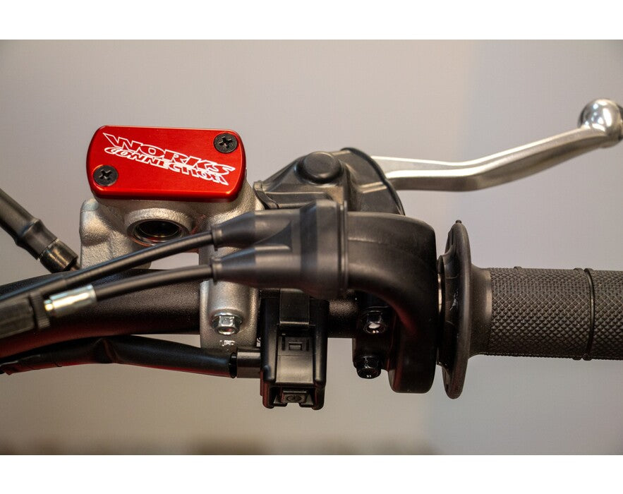 WORKS CONNECTION - FRONT BRAKE RESERVOIR CAP - HONDA / KAWASAKI
