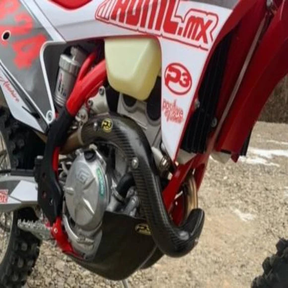 P3 CARBON - HEAT SHIELD - MAXCOVERAGE - STOCK HEADER - GASGAS EX/EC/MC 250F 21-23