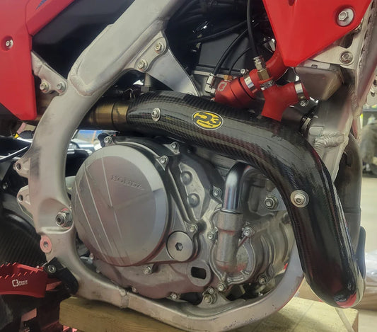 P3 CARBON - HEAT SHIELD - MAXCOVERAGE - YOSHIMURA HEADER (V1.0) - HONDA CRF450R/RX 21-24