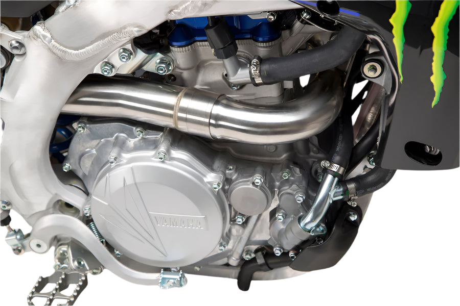 YOSHIMURA - RS-12 STAINLESS FULL EXHAUST SYSTEM W/ALU SILENCER - YAMAHA 20-22 YZ450F/21-23 YZ450FX