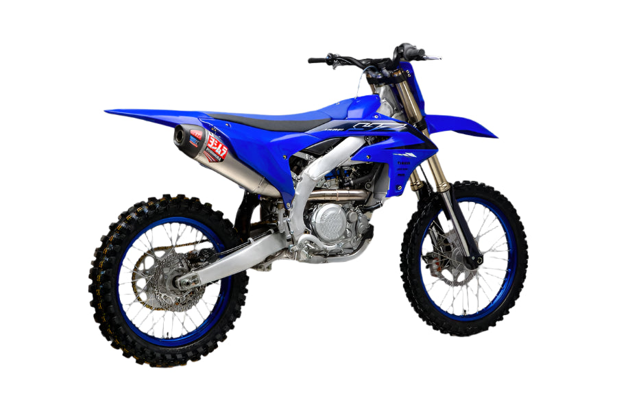 YOSHIMURA - RS-12 STAINLESS FULL EXHAUST SYSTEM W / ALU SILENCER - YAMAHA 23-26 YZ450F / 24-26 YZ450FX / 25-26 WR450F