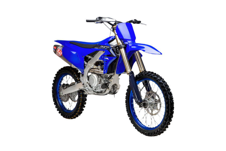 YOSHIMURA - RS-12 STAINLESS FULL EXHAUST SYSTEM W / ALU SILENCER - YAMAHA 23-26 YZ450F / 24-26 YZ450FX / 25-26 WR450F
