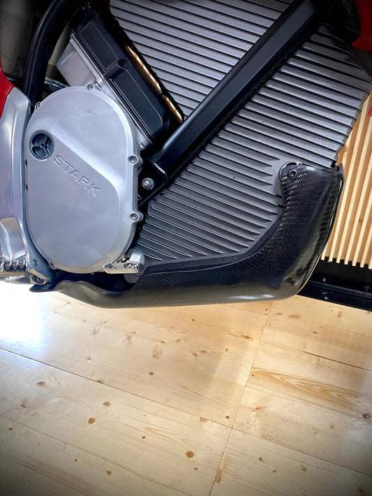 P3 CARBON - SKID PLATE - WITH LINKAGE GUARD - STARK VARG (ALL MODELS) / EX / SUPER MOTO 22-26