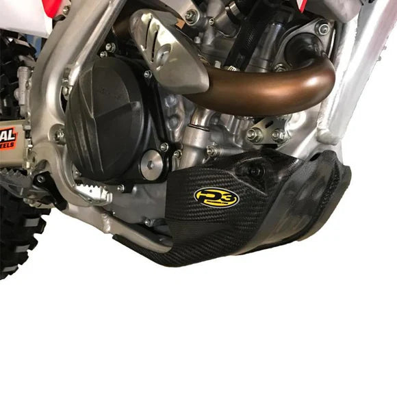 P3 CARBON - HYBRID SKID PLATE - HONDA CRF 250 RX 19-21 / CRF 450 RWE 19 / CRF250R 18-21 / CRF450R 17-20 / CRF450RX 17-20