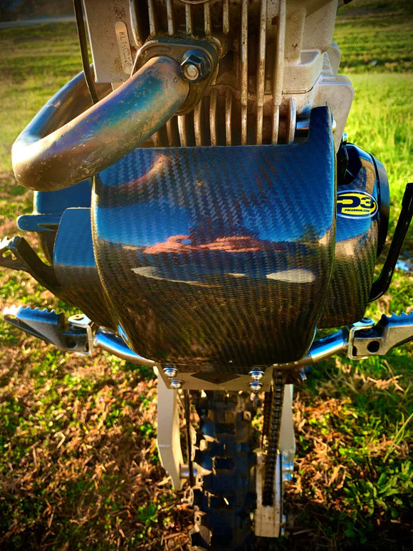 P3 CARBON - SKID PLATE - KLX 02-26 / DRZ 110 02-05