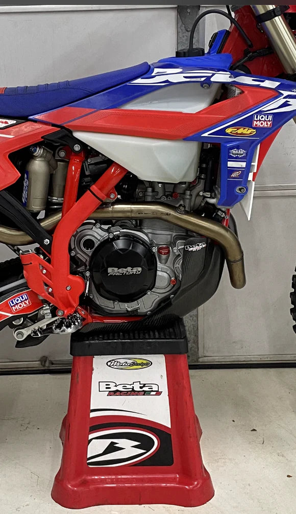 P3 CARBON - SKID PLATE - - NO LINKAGE GUARD - BETA 4-STROKE - 350/390/430/480/500 RR & RR-S MODELS20-26