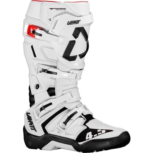 LEATT 4.5 ENDURO RIDING BOOTS - MEN / WOMEN - MX - WHITE
