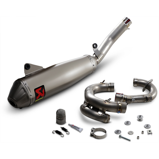 AKRAPOVIC - EVOLUTION - TITANIUM FULL EXHAUST SYSTEM - S-Y4MET15-CIBNTA - YAMAHA 20-22 YZ450F / 21-23 YZ450FX