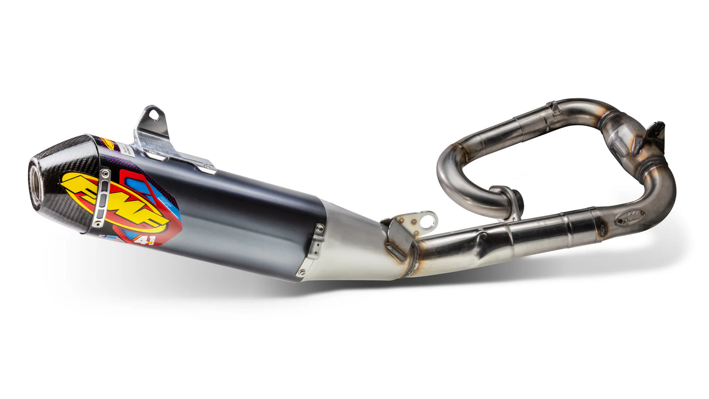 FMF RACING - 4.1 RCT STAINLESS STEEL FULL EXHAUST W / ALUMINUM SILENCER - YAMAHA 19-26 YZ250F / 20-26 YZ250FX / 23-26 WR250F