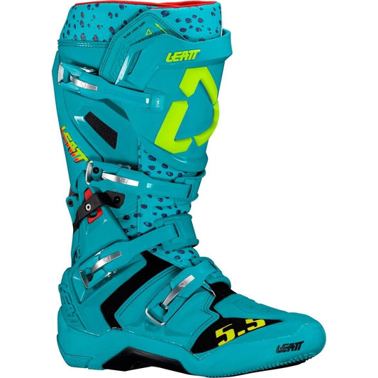 LEATT 5.5 FLEXLOCK RIDING BOOTS - MEN / WOMEN - MX - CHEETAH