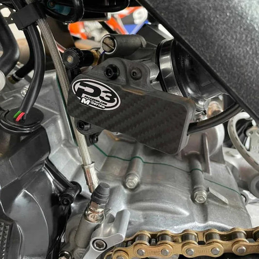 P3 CARBON - TPS SENSOR COVER - KTM/HUSQ/GASGAS ALL TPI MODELS 18-23