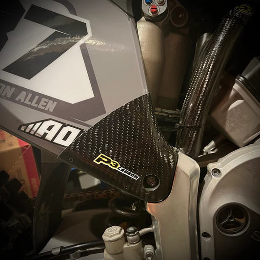 P3 CARBON - DECAL PROTECTOR (SET OF 2) - STARK - VARG/ EX/SUPERMOTO 22-26