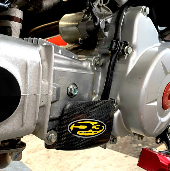 P3 CARBON - SLIM - TEMP SENSOR COVER - HONDA CRF110 19-26