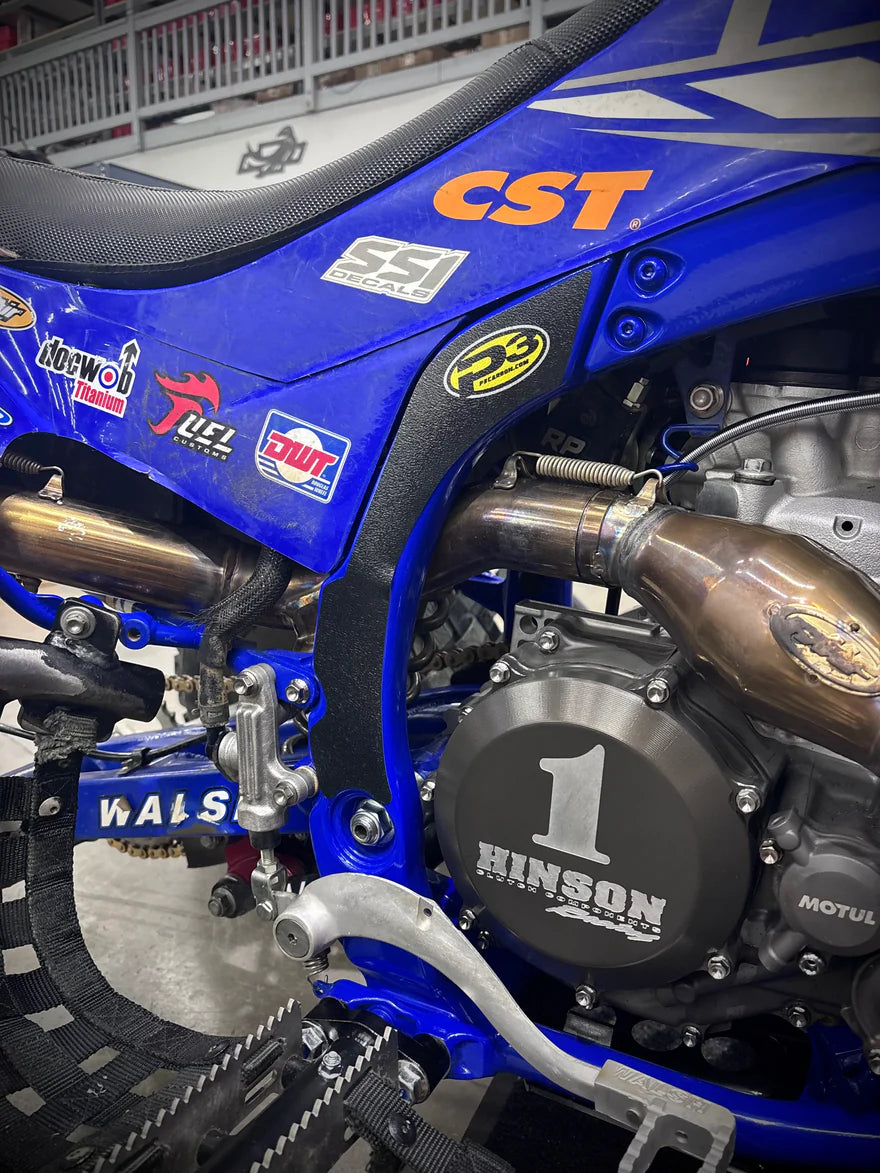 P3 CARBON - FRAME PROTECTOR - GRIP GUARD - YAMAHA YFZ 450R 09-26
