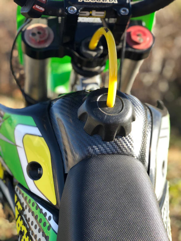 P3 CARBON - FUEL TANK COVER - KLX110 / KX65 02-22