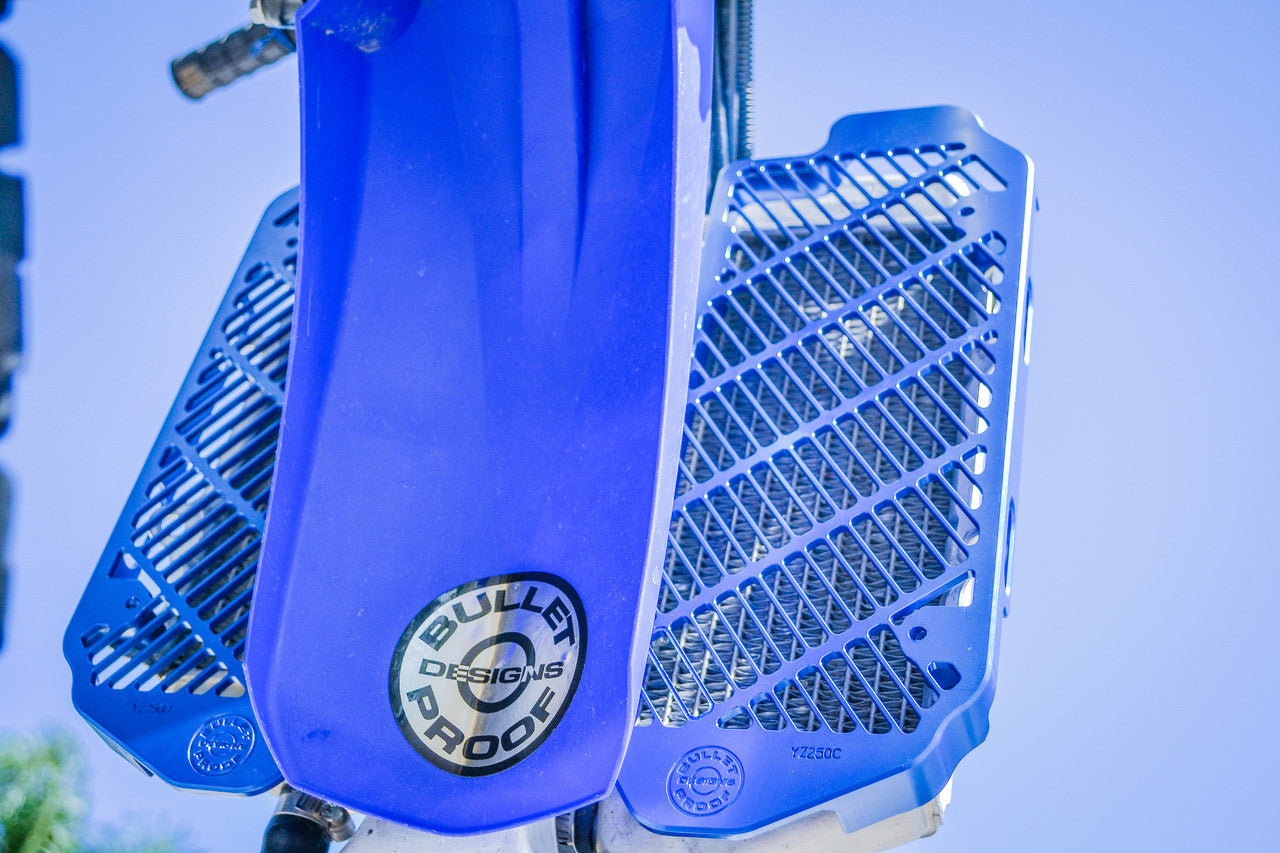 BULLETPROOF DESIGNS - RADIATOR GUARDS - YAMAHA 2 STROKE 02-26