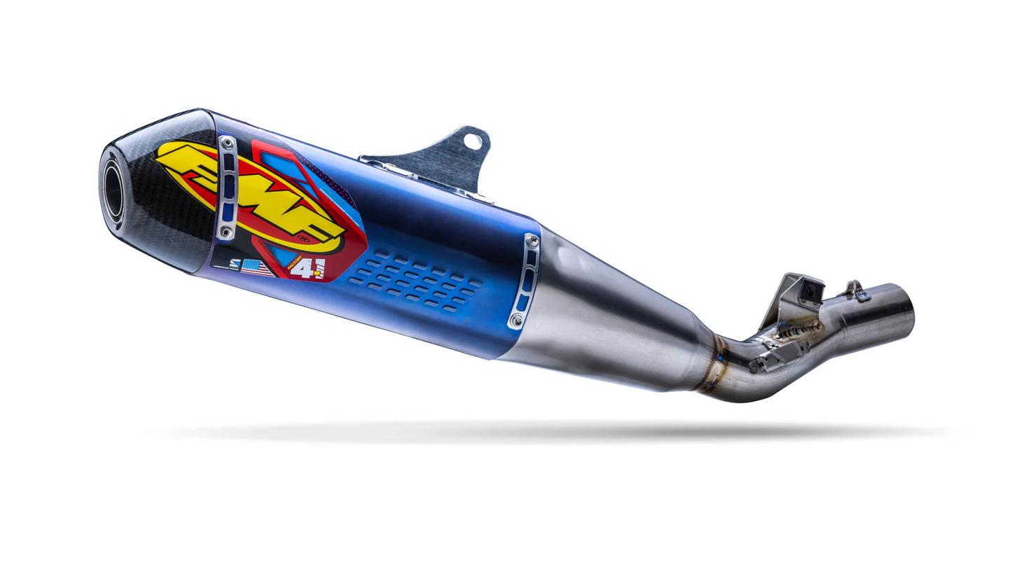 FMF RACING 4.1 TITANIUM SLIP ON SILENCER - 044445 - YAMAHA 18-25 YZ450F / 19-25 YZ450FX / 19-25 WR450F