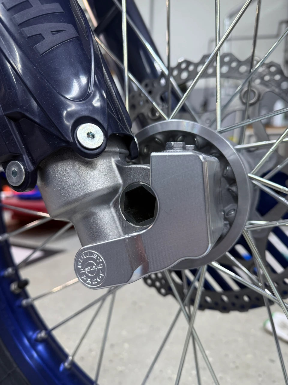 BULLETPROOF DESIGNS - FORK LUG GUARD - YAMAHA/FANTIC