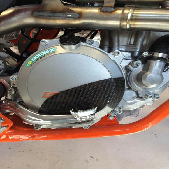 P3 CARBON - CLUTCH COVER GUARD - KTM 250/350 11-15