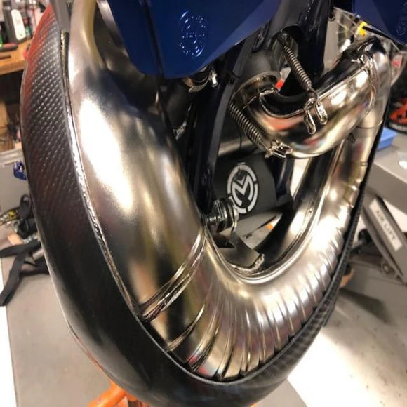 P3 CARBON - PIPE GUARD - MAXCOVERAGE - STOCK PIPE - KTM/HQV/GASGAS 250/300 19-23