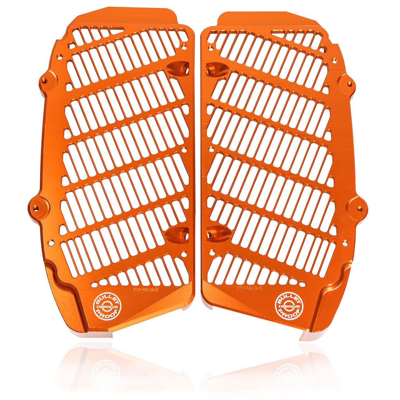BULLETPROOF DESIGNS - RADIATOR GUARDS - KTM/HUSQ/GAS GAS 17-26 125-501