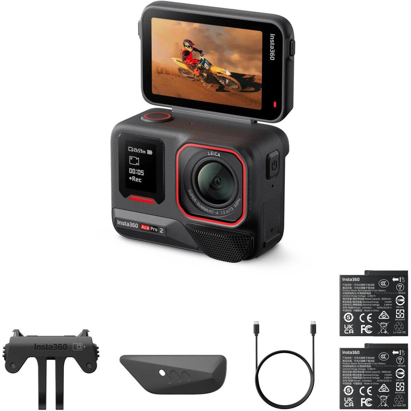 INSTA360 - ACE PRO 2 CAMERA - DUAL BATTERY BUNDLE