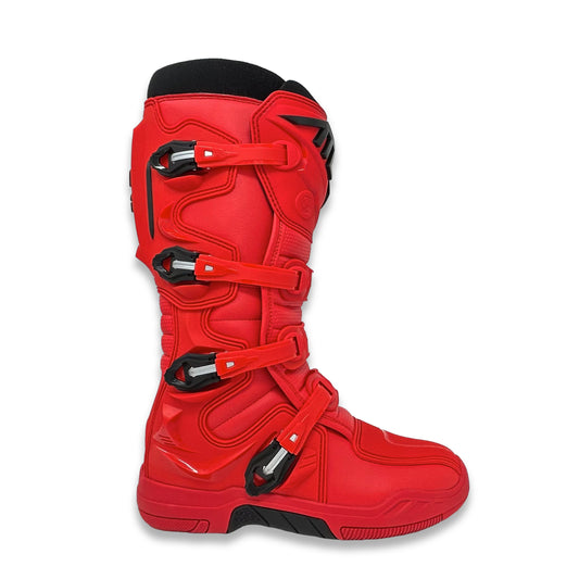 ATLAS TRACTION RIDING BOOTS - RED