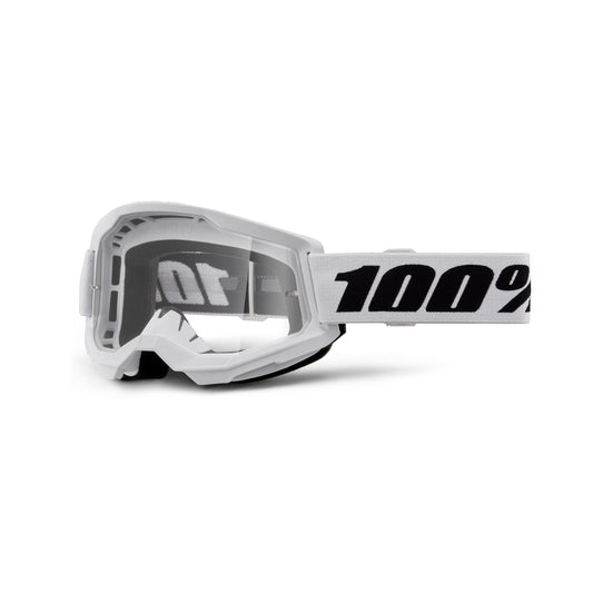 100% STRATA 2 JUNIOR GOGGLES - CLEAR LENS