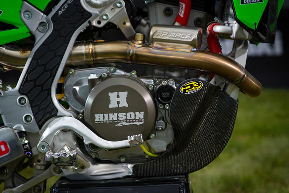 P3 CARBON - SKID PLATE - NO LINKAGE GUARD - KX250 / X 25-26