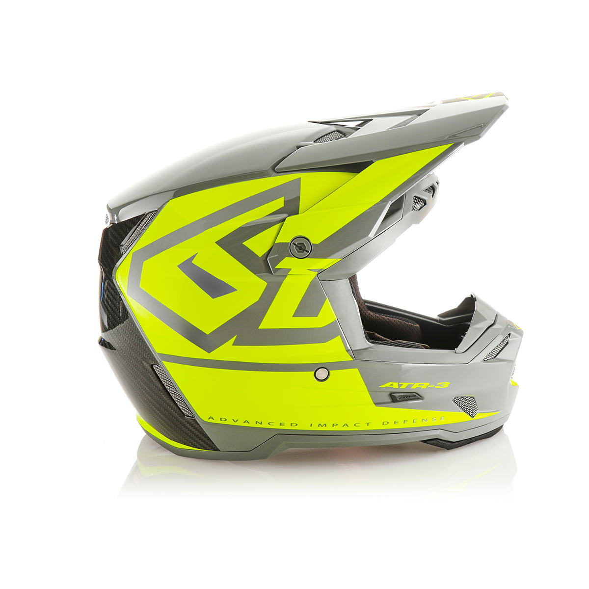 6D HELMETS - ATR-3 - HEX GLOSS NEON YELLOW