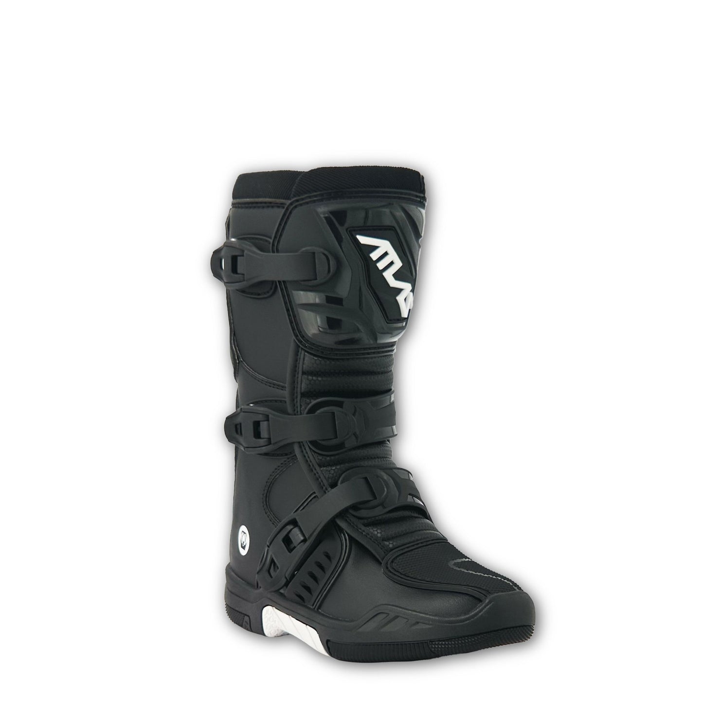 ATLAS TRACTION YOUTH RIDING BOOTS - BLACK