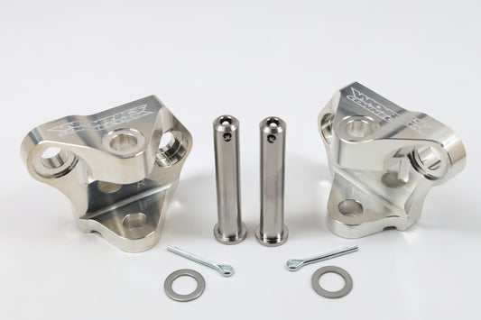 WORKS CONNECTION - OFFSET FOOTPEG MOUNTS - 20-513 - YAMAHA YZ125/YZ250 05-27