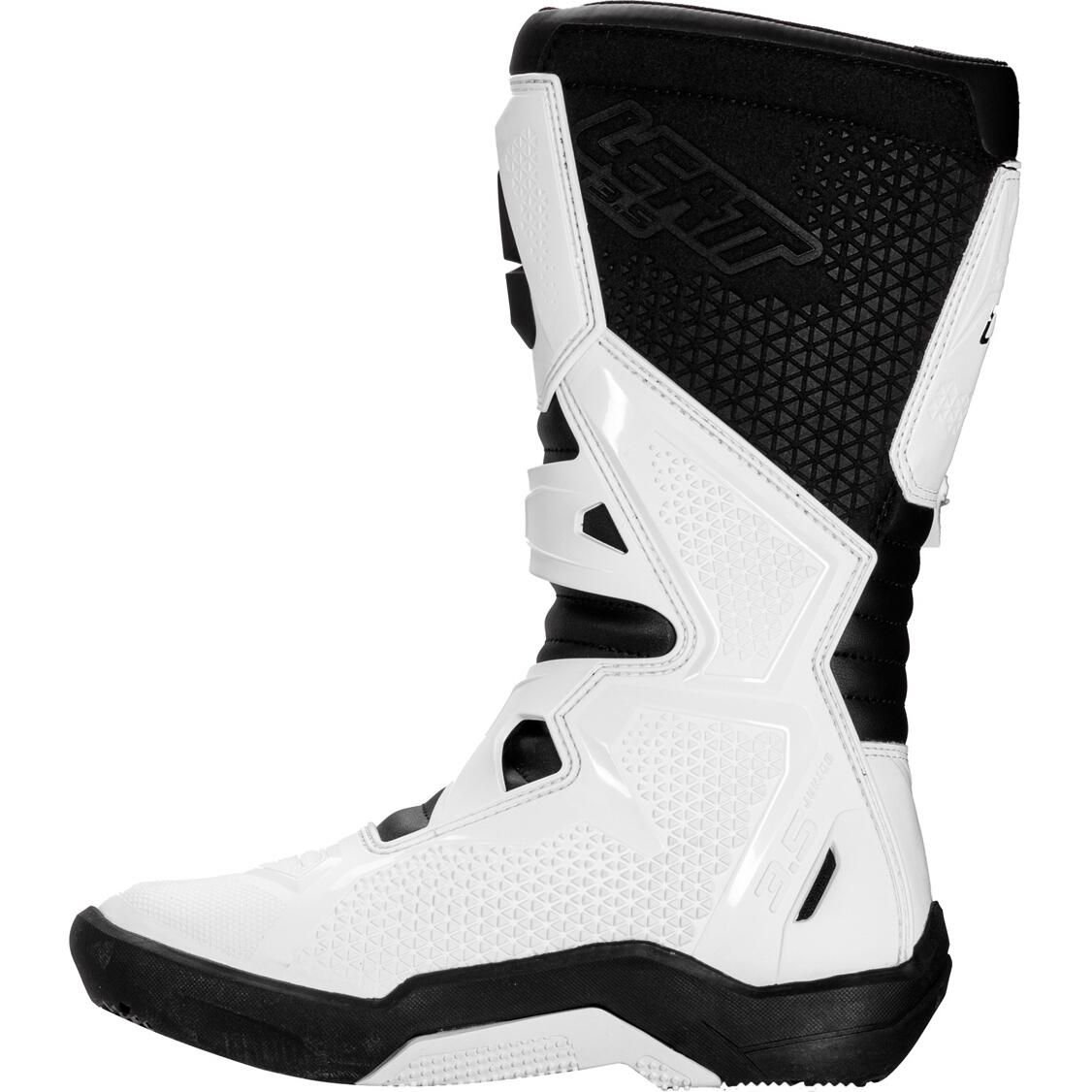 LEATT 3.5 JUNIOR RIDING BOOTS - MX - WHITE