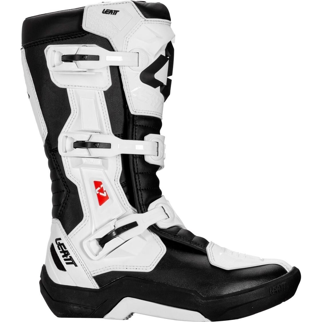 LEATT 3.5 JUNIOR RIDING BOOTS - MX - WHITE