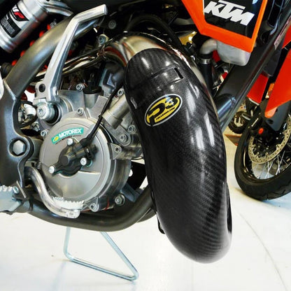 P3 CARBON - PIPE GUARD - STOCK PIPE - KTM 65 XC 09 / 65 SX 09-15 / 65 SXS 12-14 / 65 SXS 15